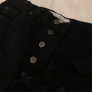 Reformation Jeans Black “Melissa High and Skinny”